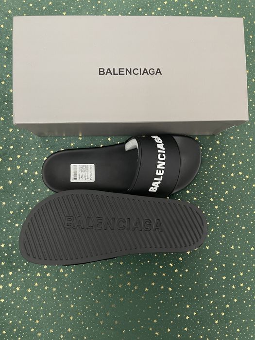 Balenciaga Pool Slide Black
