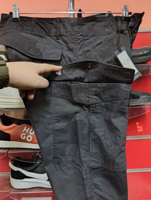 Оригинален панталон G-Star Raw Cargo W33 , W34 нов мъжки черен