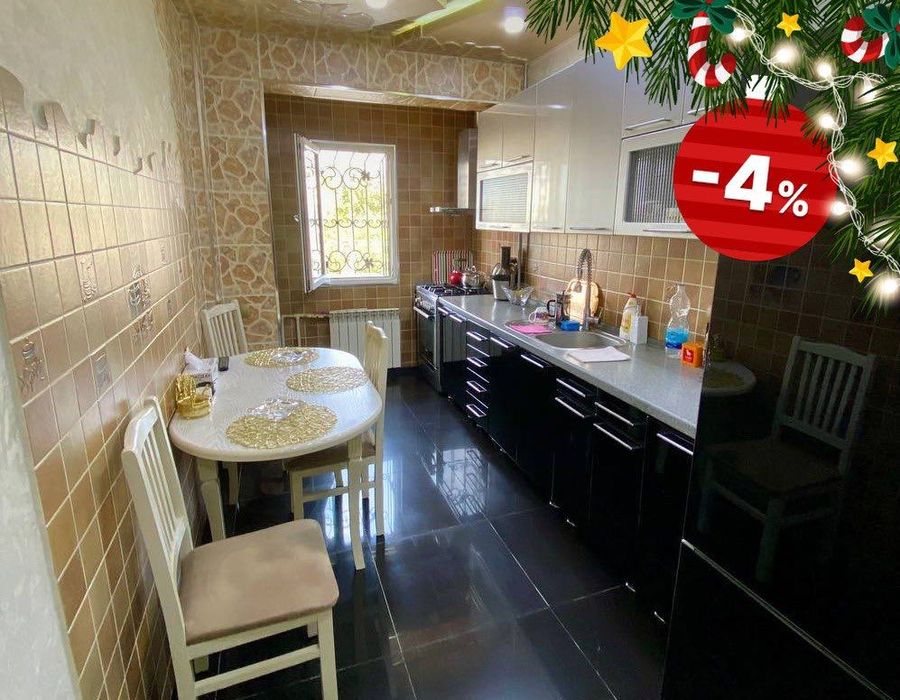 3х комнатная квартира 72 м2  Паркентский рынок, Теген