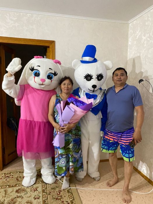 Ростовые куклы,мишка,зайка,мальчик и девочка