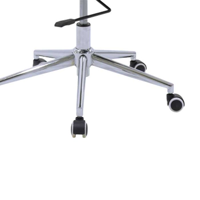 Офис стол, Tokyo, Бял, Черен, Изкуствена кожа, 55.5х52х108см.