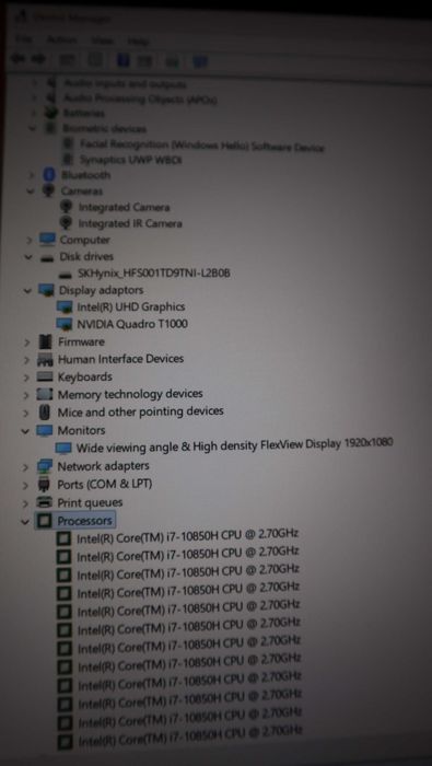 Lenovo ThinkPad P15 1 Gen NVIDIA T1000 15,6/ i7 10850H / 1TB NVMe/16GB