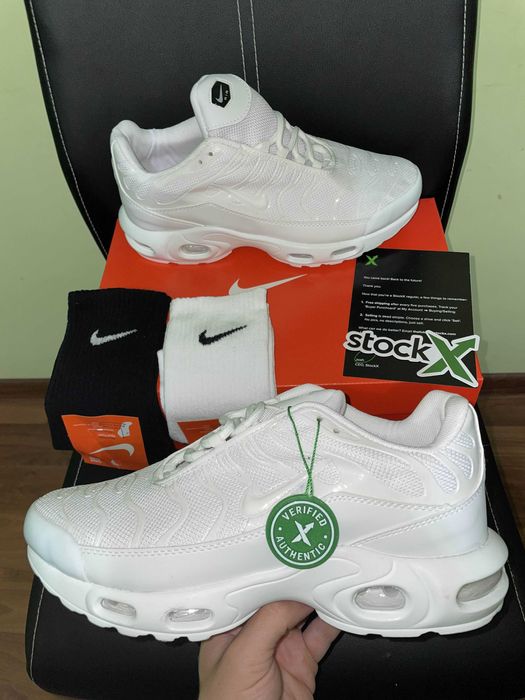 Nike Air Max Tn Triple White (36-44 номер)
