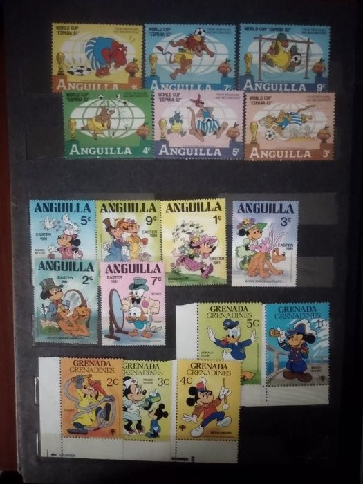 Коллекция почтовых марок "Комиксы".