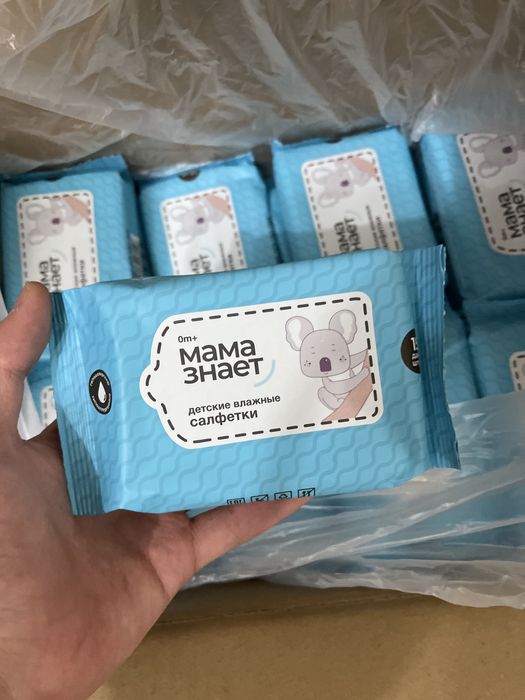 Продам салфетки мама знает