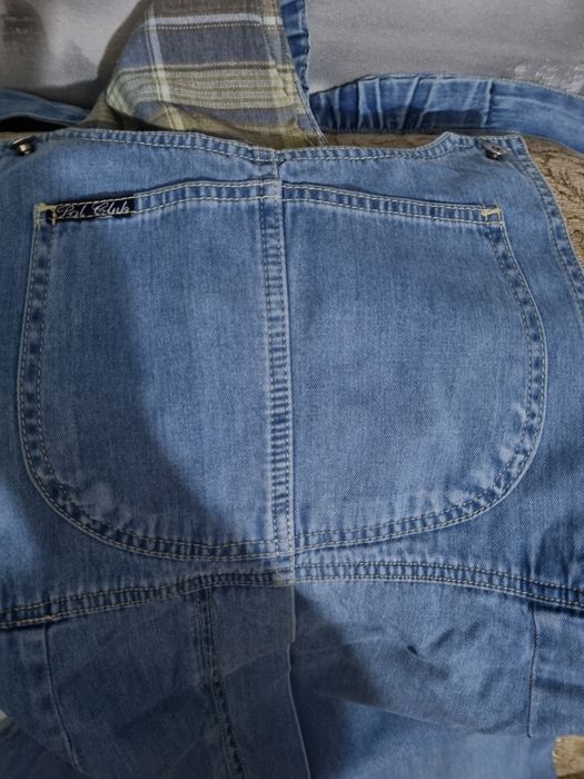 Джинсовый комбинезон для беременных