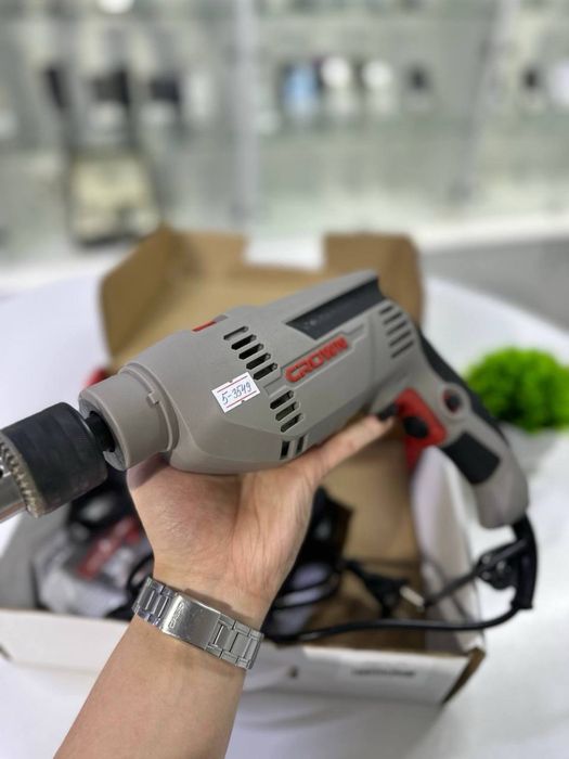 Дрель Crown 750W Комплектация: полная//