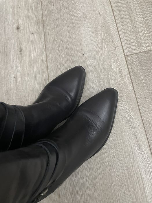 Продам сапоги, рр.39, кожа, Италия