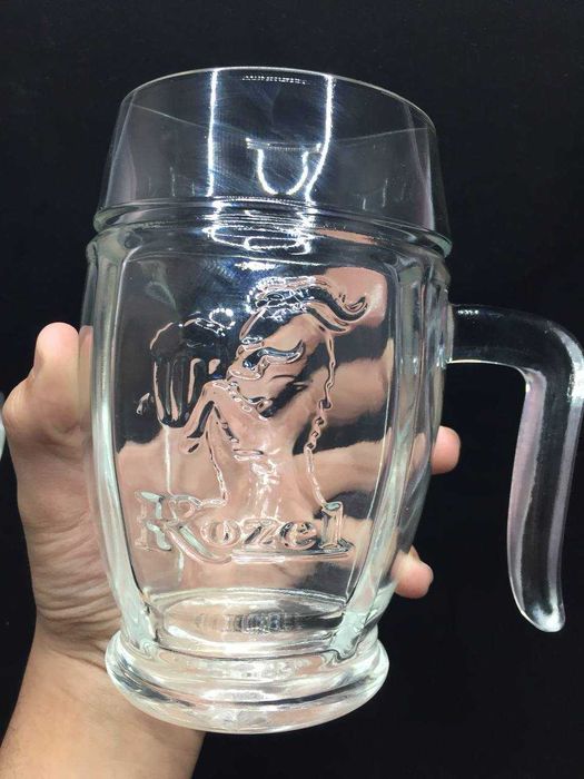Кружка пивная "Kozel" (Германия, изготовитель "Ritzenhoff")