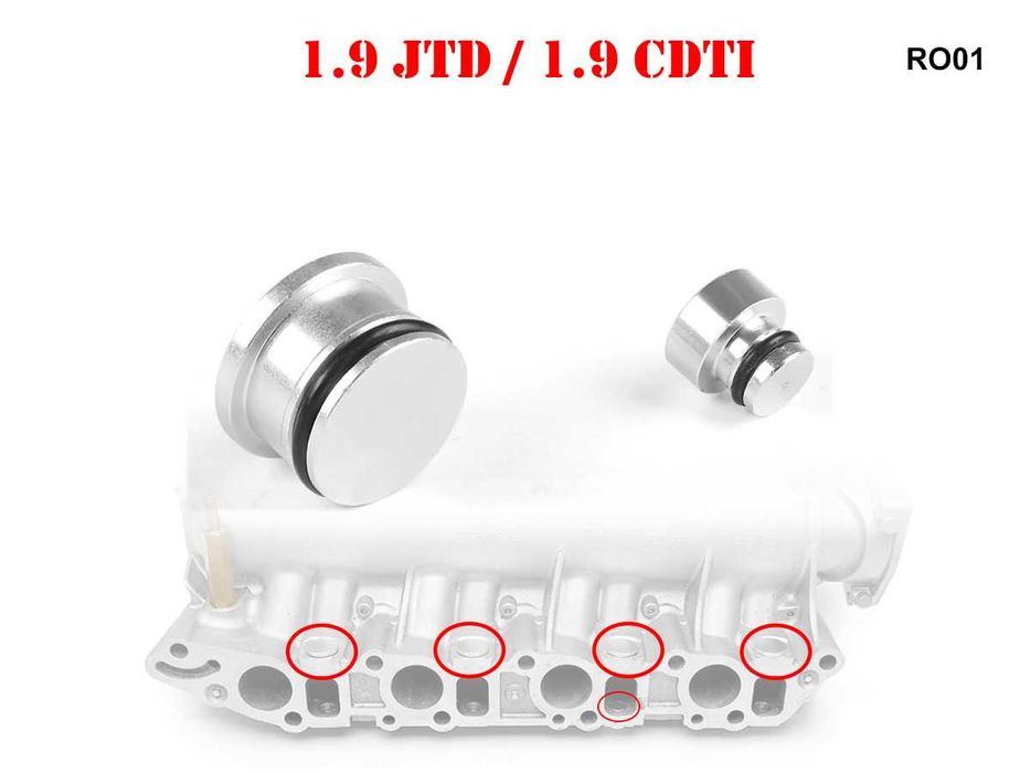 Kit Set Dopuri Anulare Clapete Admisie Alfa  Opel Saab 1.9 JTD CDTi