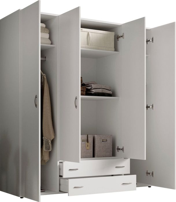 Dulap cu patru usi si doua sertare160cm