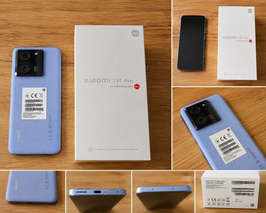 Телефон Xiaomi 13T Pro 5G 512GB Alpine Blue