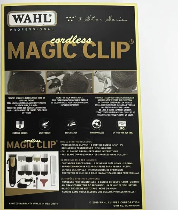 Wahl Magic clip gold
