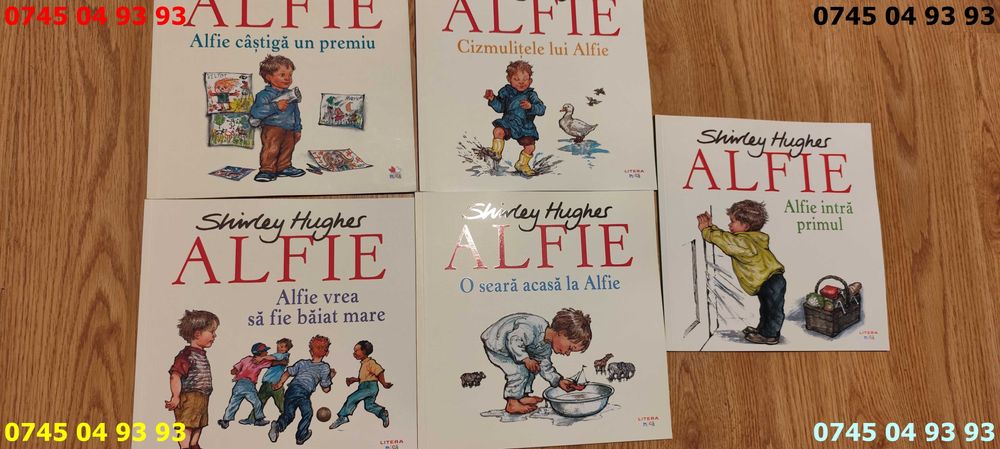 carte carti ALFIE 5 vol. de Shirley Hughes noi impecabile