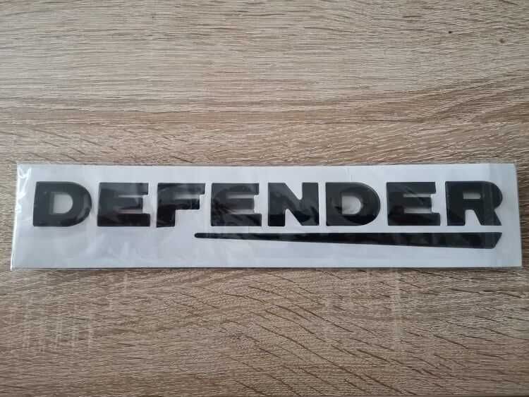 черен надпис Land Rover Defender