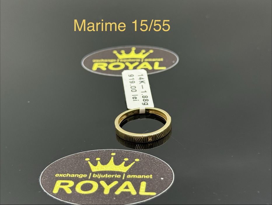 Bijuteria ROYAL : Inel AUR 14K NOU / 1.88 GR