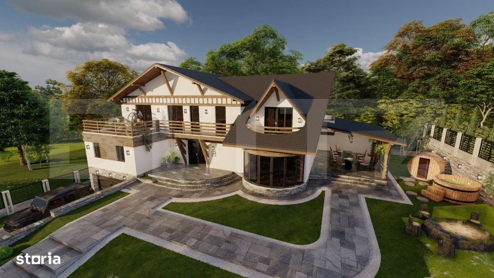 Vila in Voronet, 287 mp utili, 950 mp teren,  zona deosebita!