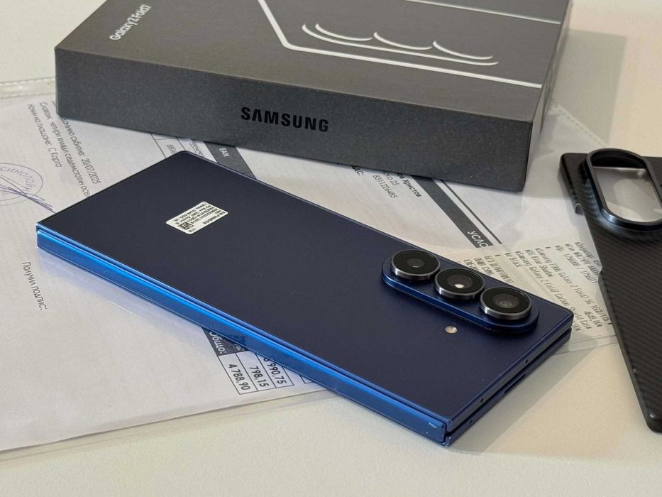Бартер! 24м.Гаранция! 1TB/16GB Samsung Galaxy Z Fold 7 Blue Shadow (Син)
