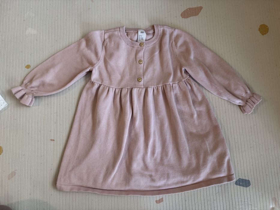 Рокля H&M 92см и дънки - като нови