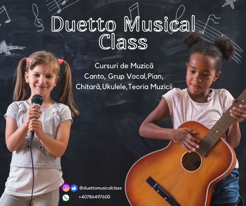 Cursuri de Muzicã-Canto, Pian, Teoria Muzicii, Chitara, Grup vocal