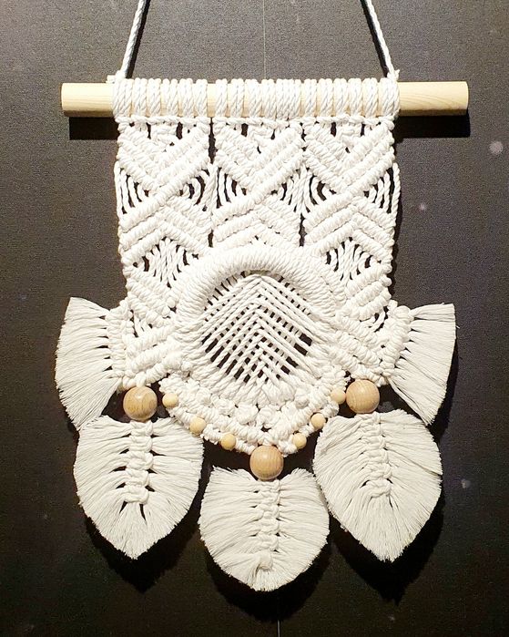 Macrame decor perere cu motiv tribal