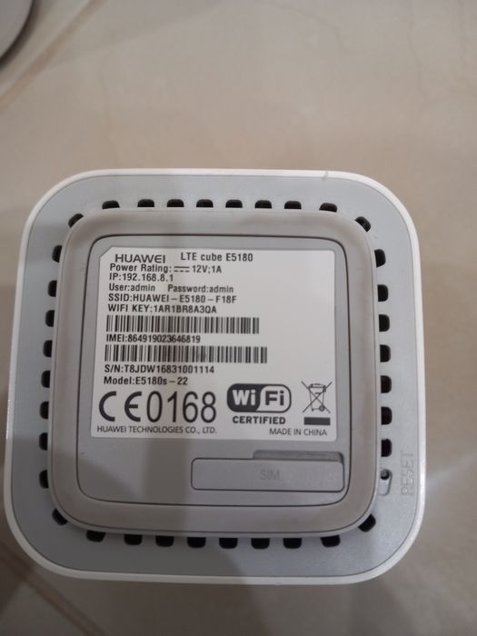 4G Huawei рутер B528s ; E5180