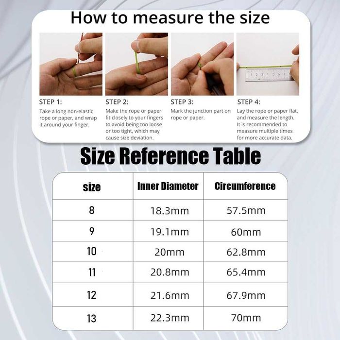 Умен пръстен за фитнес тракер, размер 8, цвят - розово злато