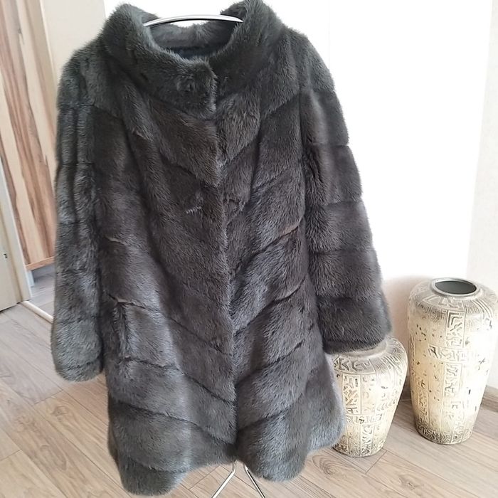 Норковая шуба Yves Salomon