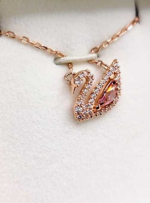 Lănțișor Swarovski Swan / Lebădă - nou, în cutie