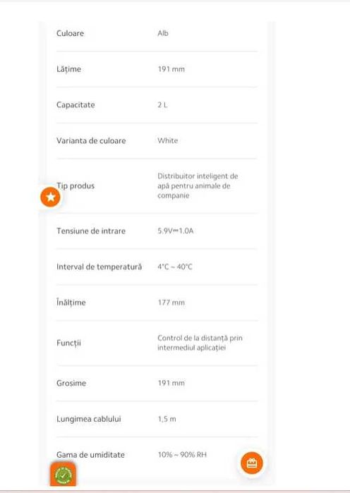 Fantana apa pisici/caini Xiaomi