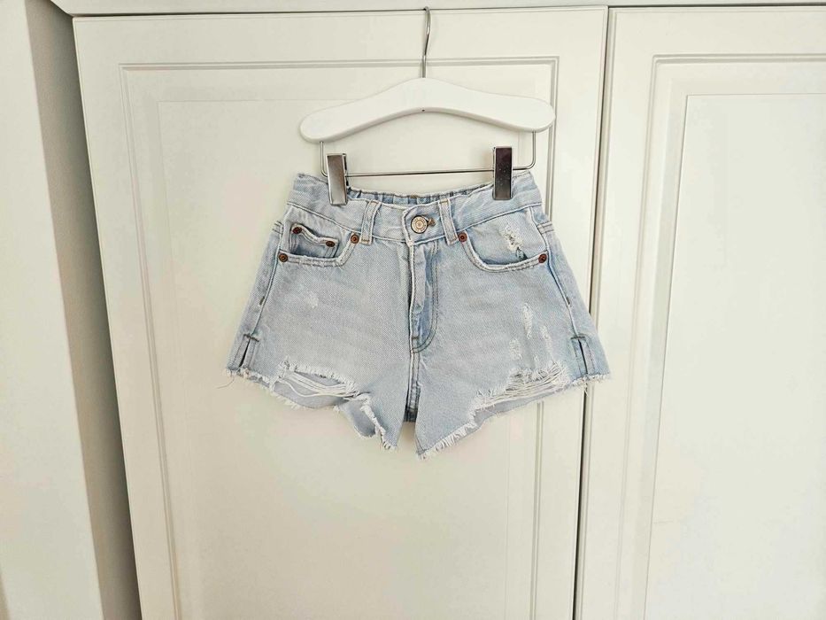 Детски къси дънкови панталони Zara 6 години 116 см