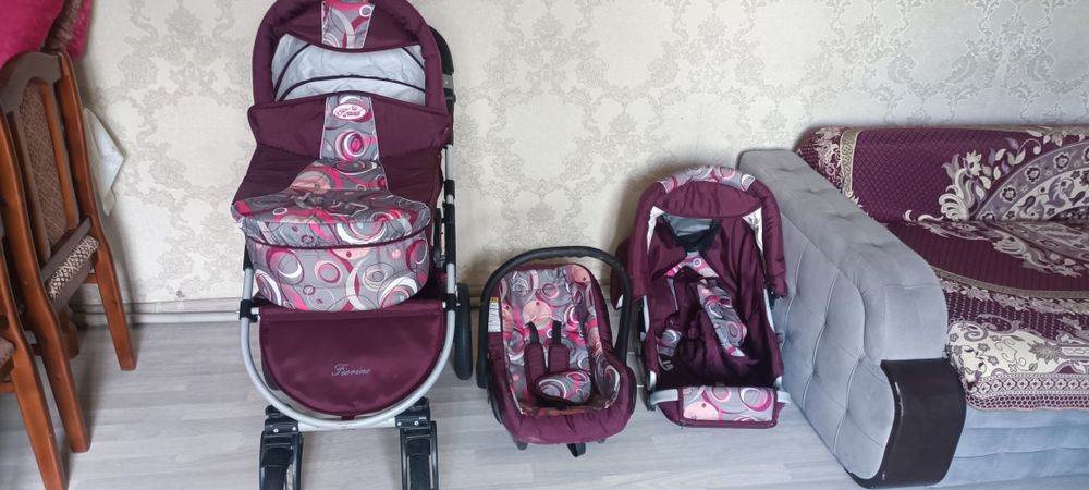 Коляска 3в1, в хорошем состоянии