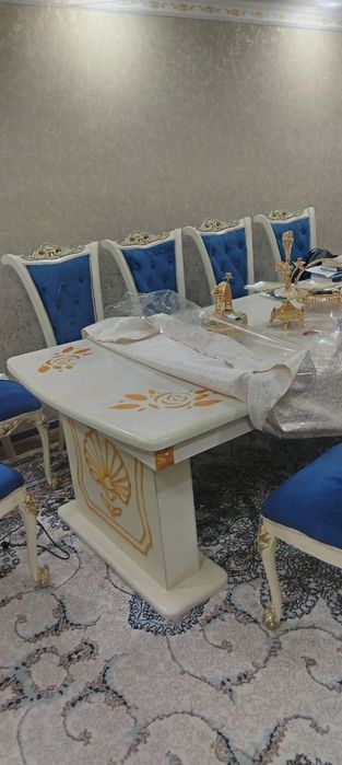 Мехмонхонага стол стул сотилади холати идеал
