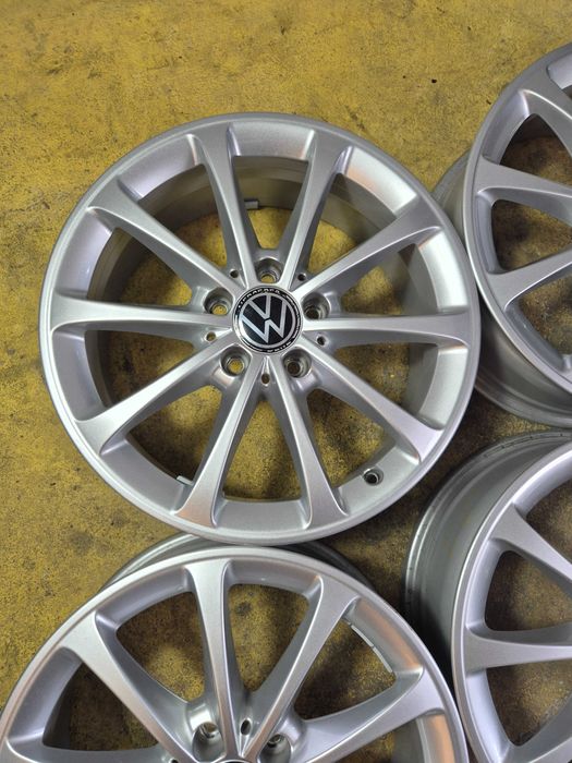 4 Jante Aliaj 5x112 17'' OE VW Golf Touran Sharan T-ROC Caddy Passat