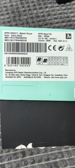 Oppo Reno7 5G dual sim , 256 GB , 4huse incluse