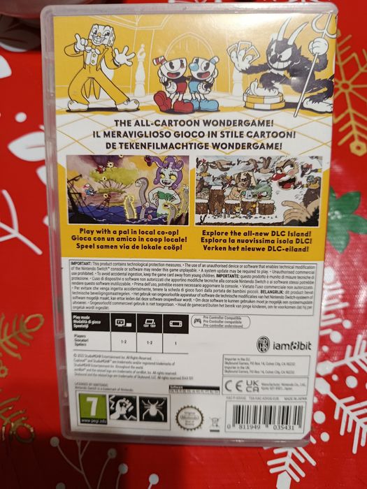 Cuphead чашечки Nintendo