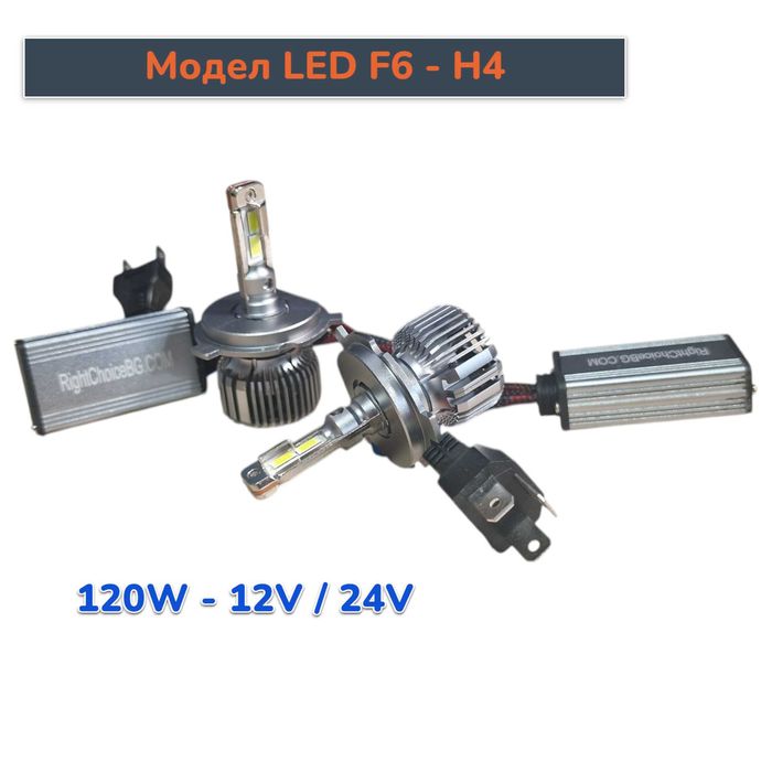 +300% Светлина H7 120W LED диодна система без грешки Canbus H4 H1 H3