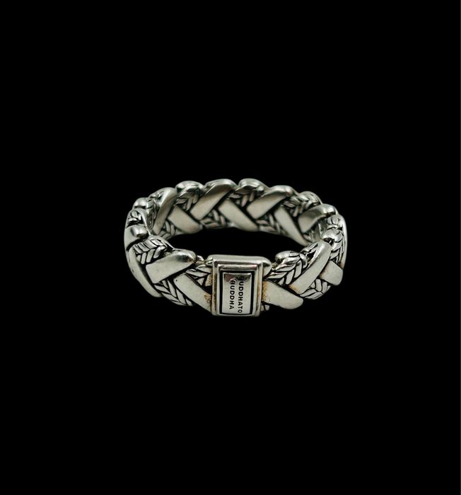 George texture ring silver – Buddha to Buddha стебърен пръстен