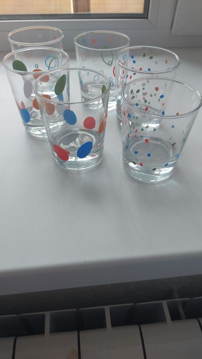 Стаканы с рисунком.