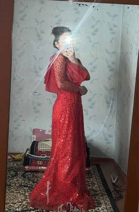 Красное платье в прокат