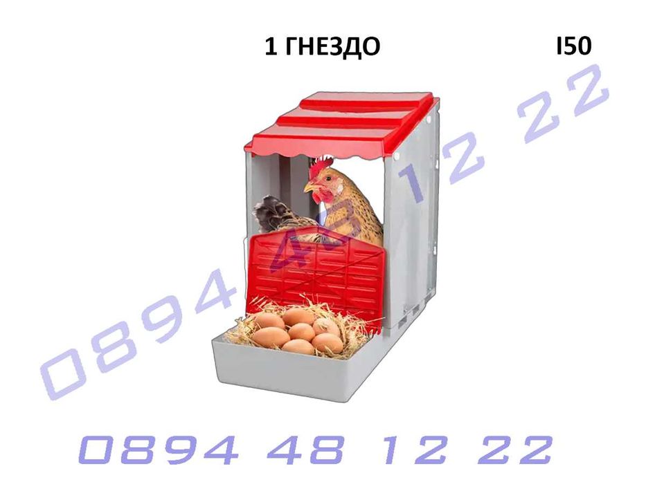 Три сглобяеми гнезда пилета кокошки гнездене мътене снасяне