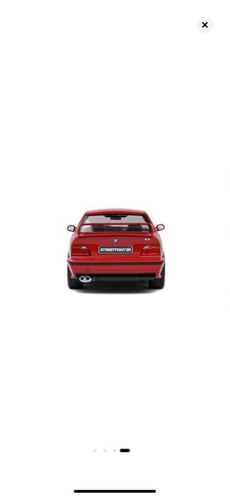Macheta auto BMW M3 E36 Streetfighter 1994, 1:18, Imola Red, Solido