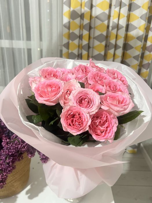 Свежие розы, 19шт. Собирали сегодня.