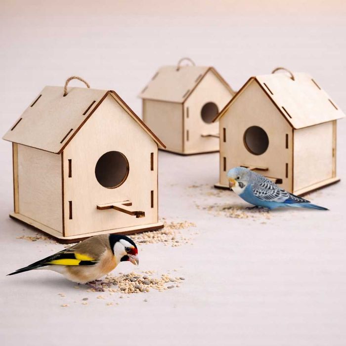 Ateliere pentru copii - Asamblat si pictat casuta pasari