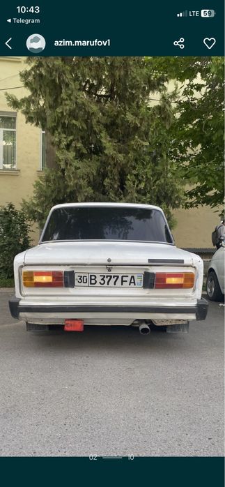 Jiguli 2106 rangi oq yaxshi holatda