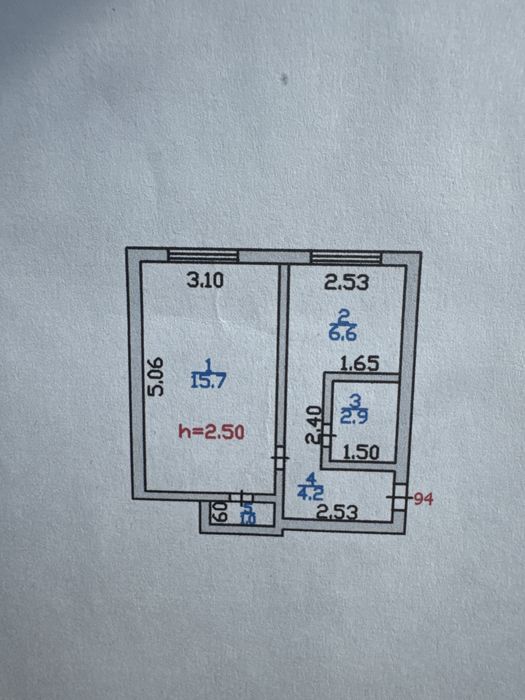 1 комнатная квартира