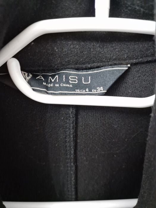 Palton negru damă M