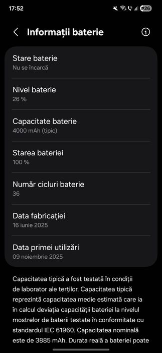 Samsung s25 256gb 12 ram 35 de cicluri full box