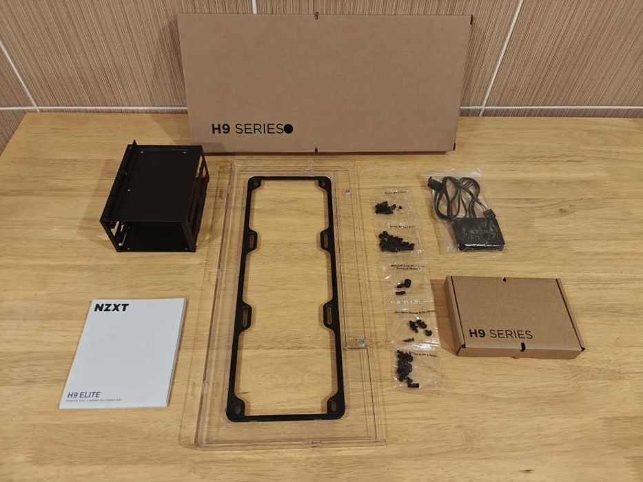 Carcasa Dual Chamber-Acvariu NZXT H9 Elite, ca noua, pachet complet