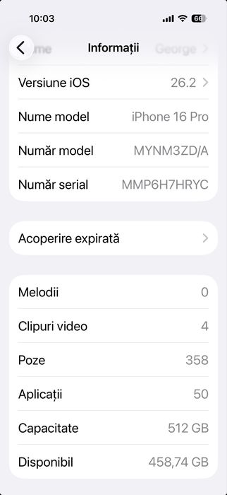 Iphone 16 PRO de 512gb